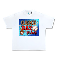 White game day vibes mouse pad Urban Heavy Tee - BundleAndBundleShop