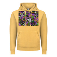 Vintage Mustard mardi gras celebration pattern Vintage Hoodie - CowhideDigitalArt