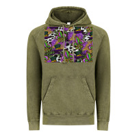 Vintage Olive mardi gras celebration pattern Vintage Hoodie - CowhideDigitalArt