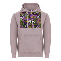 Mardi Gras Celebration Pattern Vintage Hoodie | Teevron