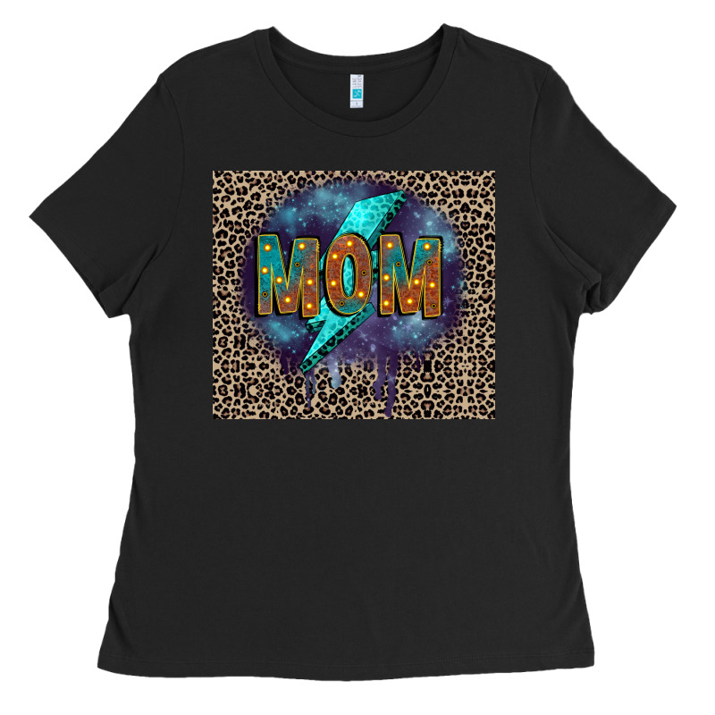 Leopard Mom Ladies Tee by FaDigitalArtStudio | Teevron