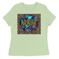Matcha Leopard mom Ladies Tee - FaDigitalArtStudio