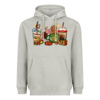Moon Dust Christmas coffee cups with Poodle Heavyweight Hoodie - RanaPortraitStore