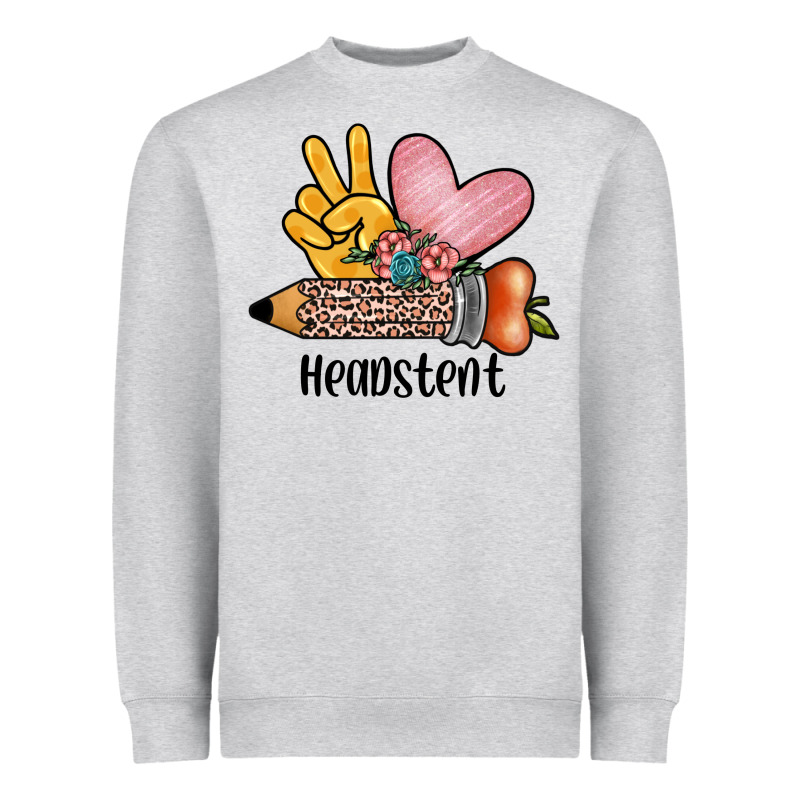 Peace Love Headstent Heavyweight Sweatshirt by JahusDesignShop | Teevron