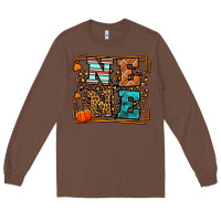 Chestnut Fall Autumn Leopard Nene Long Sleeve Tee - LillyAllenDesigns