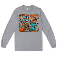 Heather Grey Fall Autumn Leopard Nene Long Sleeve Tee - LillyAllenDesigns