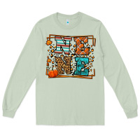 Matcha Fall Autumn Leopard Nene Long Sleeve Tee - LillyAllenDesigns