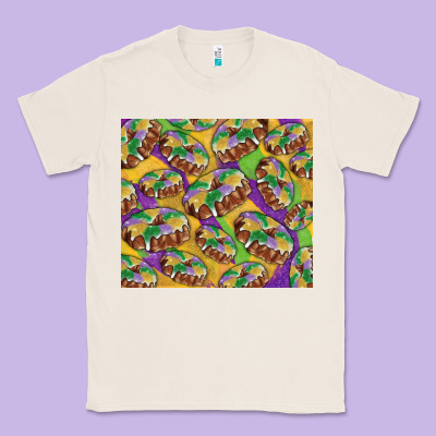 Mardi Gras King Cake Classic Tee Designed By Ranaportraitstore