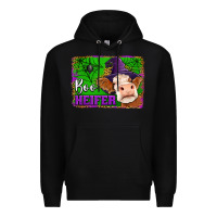 Black boo heifer Premium Hoodie - Jasminsmagicworld