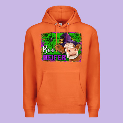 Boo Heifer Premium Hoodie Designed By Jasminsmagicworld