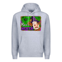 Heather Grey boo heifer Premium Hoodie - Jasminsmagicworld