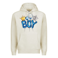 Oatmeal Heather Birthday Boy Balloon Premium Hoodie - Artiststas