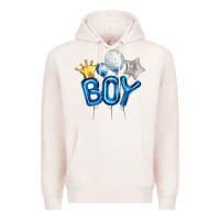 Pale Pink Birthday Boy Balloon Premium Hoodie - Artiststas