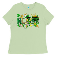 Matcha nurse st patrick Ladies Tee - FaDigitalArtStudio