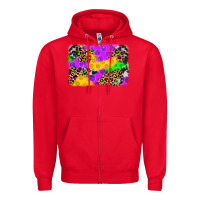Red mardi gras background Zipper Hoodie - JahusDesignShop
