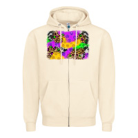Sandshell mardi gras background Zipper Hoodie - JahusDesignShop
