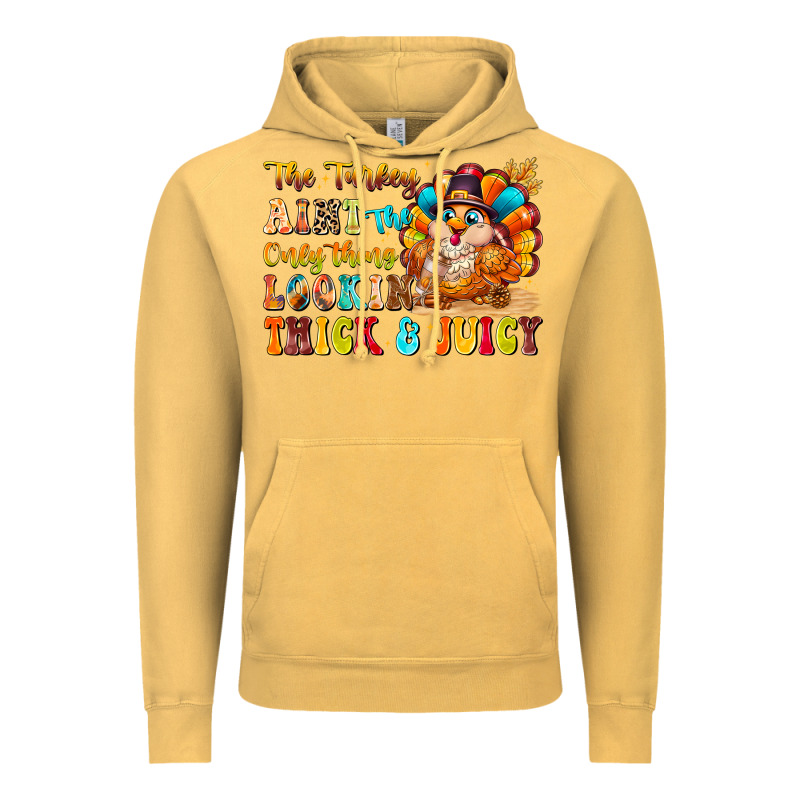 Thanksgiving Turkey Humor Vintage Hoodie by CowhideDigitalArt | Teevron