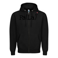 Black fa la christmas Zipper Hoodie - DesigneFamous