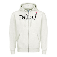 Oatmeal Heather fa la christmas Zipper Hoodie - DesigneFamous