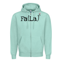Seafoam fa la christmas Zipper Hoodie - DesigneFamous