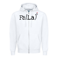 White fa la christmas Zipper Hoodie - DesigneFamous
