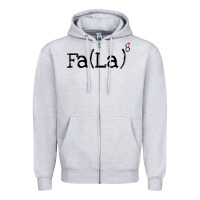 Heather Grey fa la christmas Zipper Hoodie - DesigneFamous