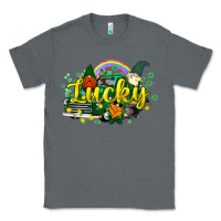 Charcoal Heather lucky gnomes truck St. Patrick's Classic Tee - HowdyJamesFarm