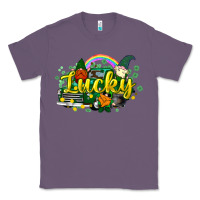 Lavender lucky gnomes truck St. Patrick's Classic Tee - HowdyJamesFarm