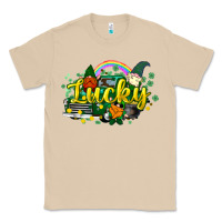 Mushroom lucky gnomes truck St. Patrick's Classic Tee - HowdyJamesFarm