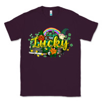 Plum lucky gnomes truck St. Patrick's Classic Tee - HowdyJamesFarm