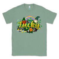 Sage lucky gnomes truck St. Patrick's Classic Tee - HowdyJamesFarm