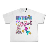 Lunar Rock birthday girl 5 Urban Heavy Tee - BundleAndBundleShop