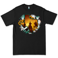 Black Horsehide Texas Map Cowboys Flag Premium Tee - RanaPortraitStore