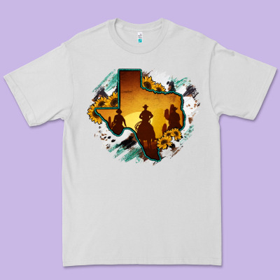 Horsehide Texas Map Cowboys Flag Premium Tee Designed By Ranaportraitstore