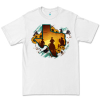 White Horsehide Texas Map Cowboys Flag Premium Tee - RanaPortraitStore