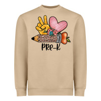 Mushroom peace love pre k Heavyweight Sweatshirt - JahusDesignShop
