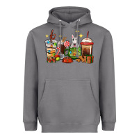 Storm Christmas coffee cups with Bull Terrier Heavyweight Hoodie - RanaPortraitStore