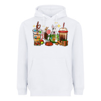 White Christmas coffee cups with Bull Terrier Heavyweight Hoodie - RanaPortraitStore