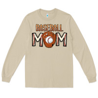 Mushroom Baseball Mom Long Sleeve Tee - CowhideDigitalArt
