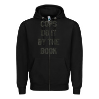 Black cops do it by the book 1988, halloween Zipper Hoodie - DesigneFamous