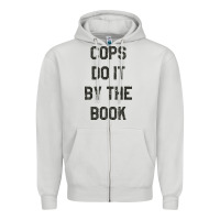 Dove Grey cops do it by the book 1988, halloween Zipper Hoodie - DesigneFamous