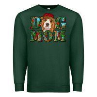 Sports Green Christmas Beagle Dog Mom Premium Sweatshirt - RanaPortraitStore