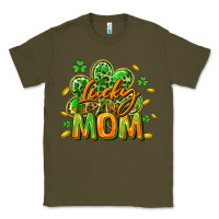 Army Green Lucky Mom  St. Patrick's Day Classic Tee - CowGirlArtShop