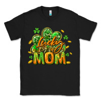 Black Lucky Mom  St. Patrick's Day Classic Tee - CowGirlArtShop
