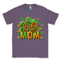 Lavender Lucky Mom  St. Patrick's Day Classic Tee - CowGirlArtShop