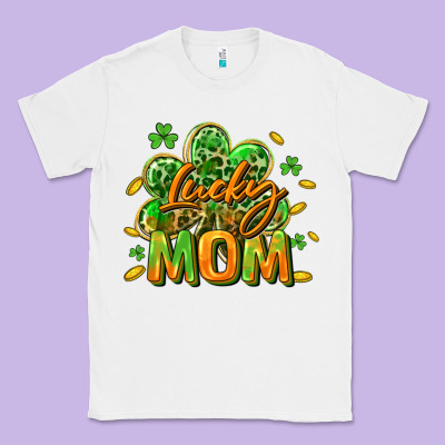 Lucky Mom  St. Patrick's Day Classic Tee Designed By Cowgirlartshop