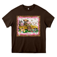 Chocolate Brown Easter Day with farm animals tumbler Heavy Core Tee - HowdyJamesFarm