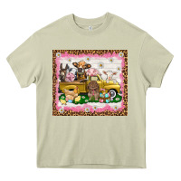 Mossy Easter Day with farm animals tumbler Heavy Core Tee - HowdyJamesFarm