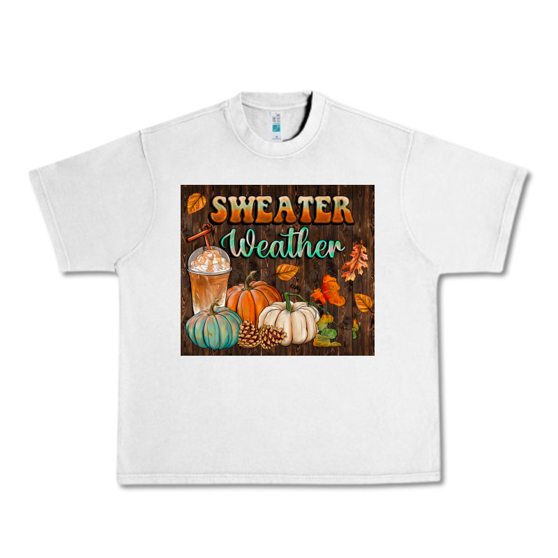 Sweater Weather Tumbler Urban Heavy Tee by BundleAndBundleShop | Teevron