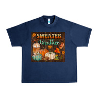 Navy sweater weather tumbler Urban Heavy Tee - BundleAndBundleShop